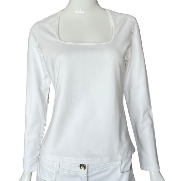Express Tops - Express Scoop-Neck Long Sleeve Top Size Large NWT